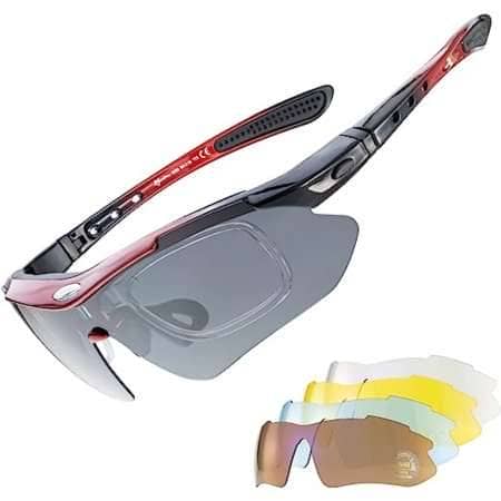 ROCKBROS Óculos de sol esportivos polarizados com proteção UV
